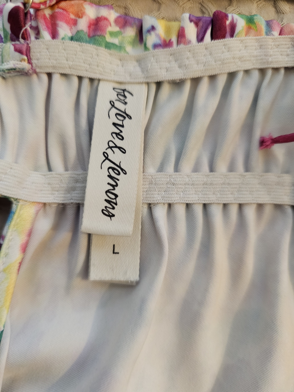 For Love & Lemons Watercolor Confetti Slip Dress - Picture 15 of 15